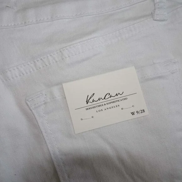 KanCan Women's Katherine Mid Rise Super Skinny Jeans Size 9 / 28 NWT White Denim - Picture 8 of 8